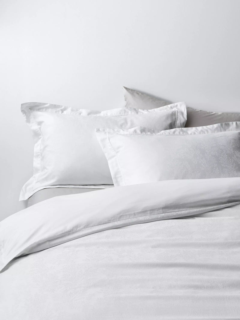 John Lewis Kaia white floral duvet set double, UK version