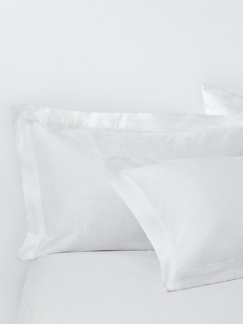 John Lewis Kaia white floral duvet set double, UK version
