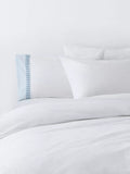 John Lewis embroidered percale duvet cover set double (British brand)