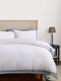 John Lewis embroidered percale duvet cover set double (British brand)