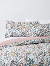John Lewis John Lewis Penelope Floral Washed Cotton Percale Duvet Cover Set Double 200 Thread Count- Buy online at McGrocer