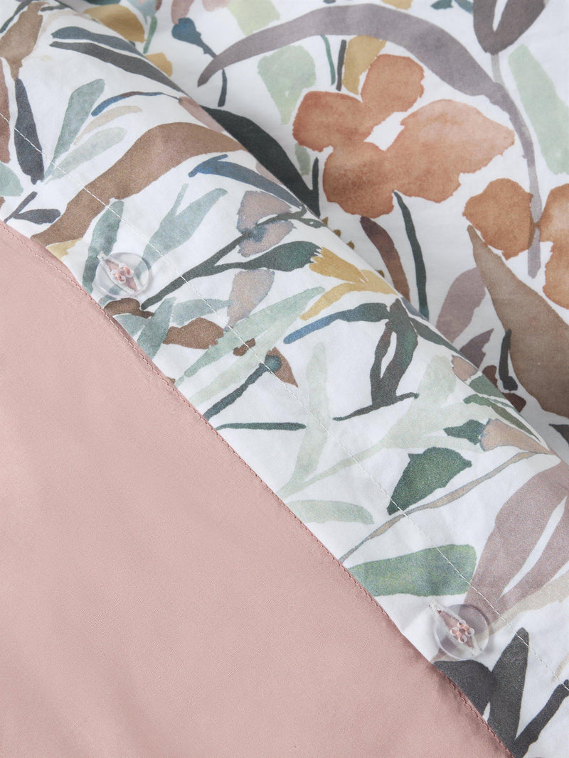 John Lewis Penelope floral duvet cover set double 200 thread count (British brand)