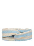 Piglet in Bed Pembroke stripe towelling headband - British product