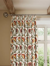 John Lewis John Lewis Suzani Floral Embroidery Pencil Pleat Blackout Lined Curtains, Multi- Buy online at McGrocer