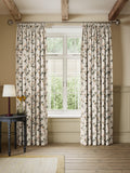 John Lewis floral pencil pleat curtains pair, imported from the UK