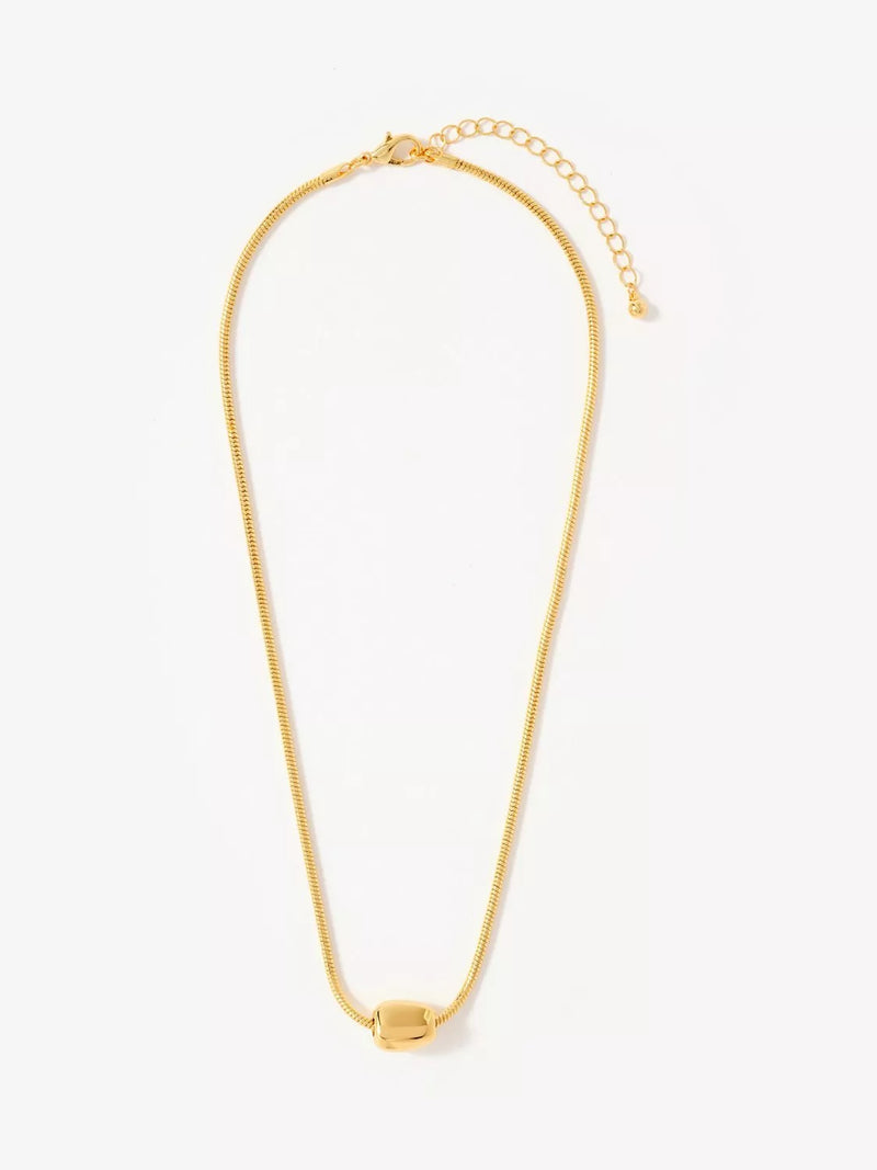 Mint Velvet sphere pendant necklace gold tone 46cm, UK version