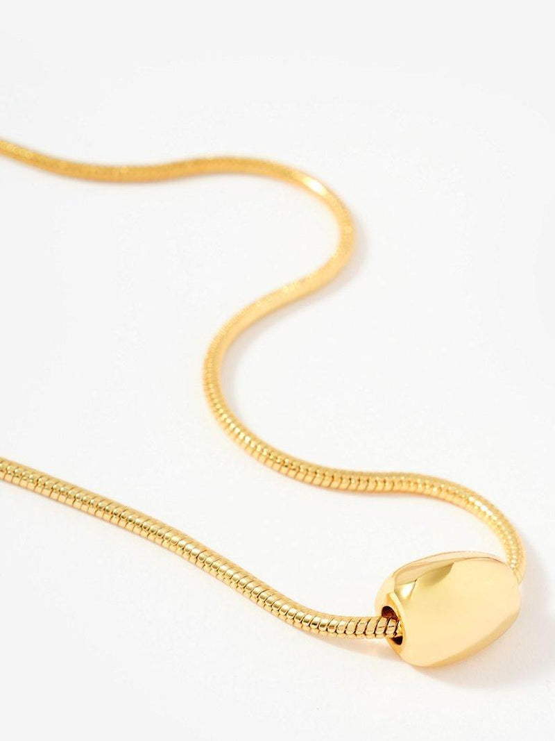 Mint Velvet sphere pendant necklace gold tone 46cm, UK version