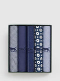 Rodd & Gunn handkerchief pack of 5 Night/Multi (British brand)
