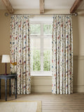 John Lewis floral blackout curtains pencil pleat 137cm drop - British product