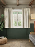 John Lewis linen look pencil pleat curtains 167cm, UK version