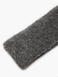 French Connection Kezia Knitted Headband Charcoal Grey, imported from the UK