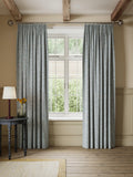 John Lewis Twisted Weave lined pencil pleat curtains multi 137cm drop (British brand)