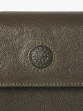 OSPREY LONDON Compass Leather Travel Organiser Dark Olive (British brand)