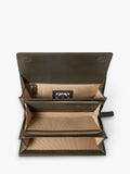 OSPREY LONDON Compass Leather Travel Organiser Dark Olive (British brand)