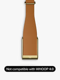 WHOOP LeatherLuxe narrow 5.0 brown strap, UK version
