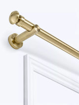 John Lewis John Lewis Fixed Eyelet Metal Curtain Pole Kit with Small Cap Finial, 28mm- Buy online at McGrocer