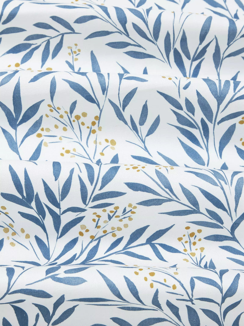John Lewis Tansy blackout roman blind blue floral, UK version