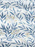 John Lewis Tansy blackout roman blind blue floral, UK version