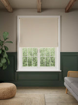 John Lewis John Lewis Rustic Twill Blackout Roman Blind 120x140cm- Buy online at McGrocer