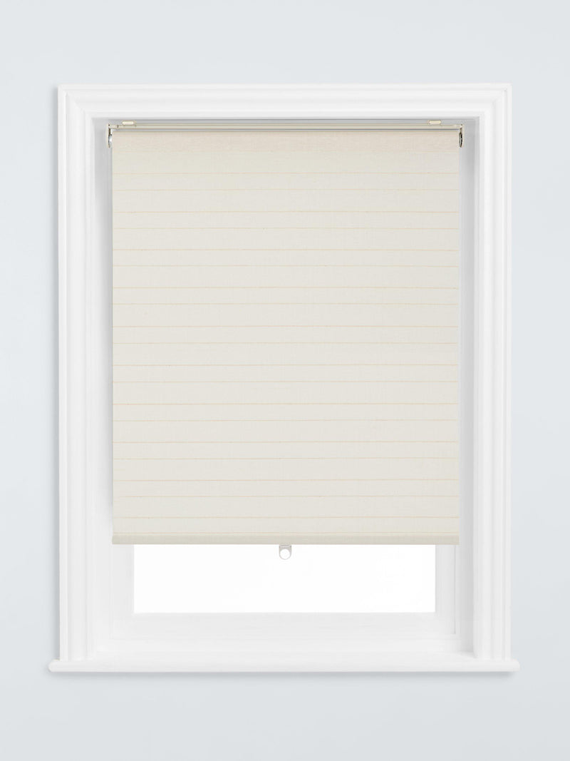 John Lewis linen rich cordless sheer roller blind white - British product