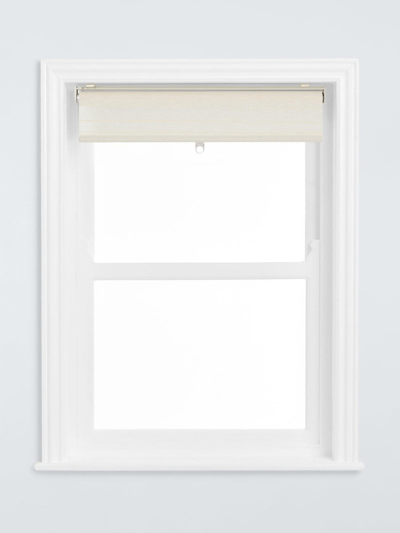 John Lewis linen rich cordless sheer roller blind white - British product