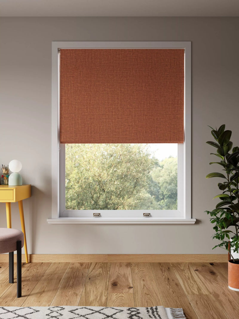 John Lewis Textured Weave Blackout Roman Blind 120 x 140cm
