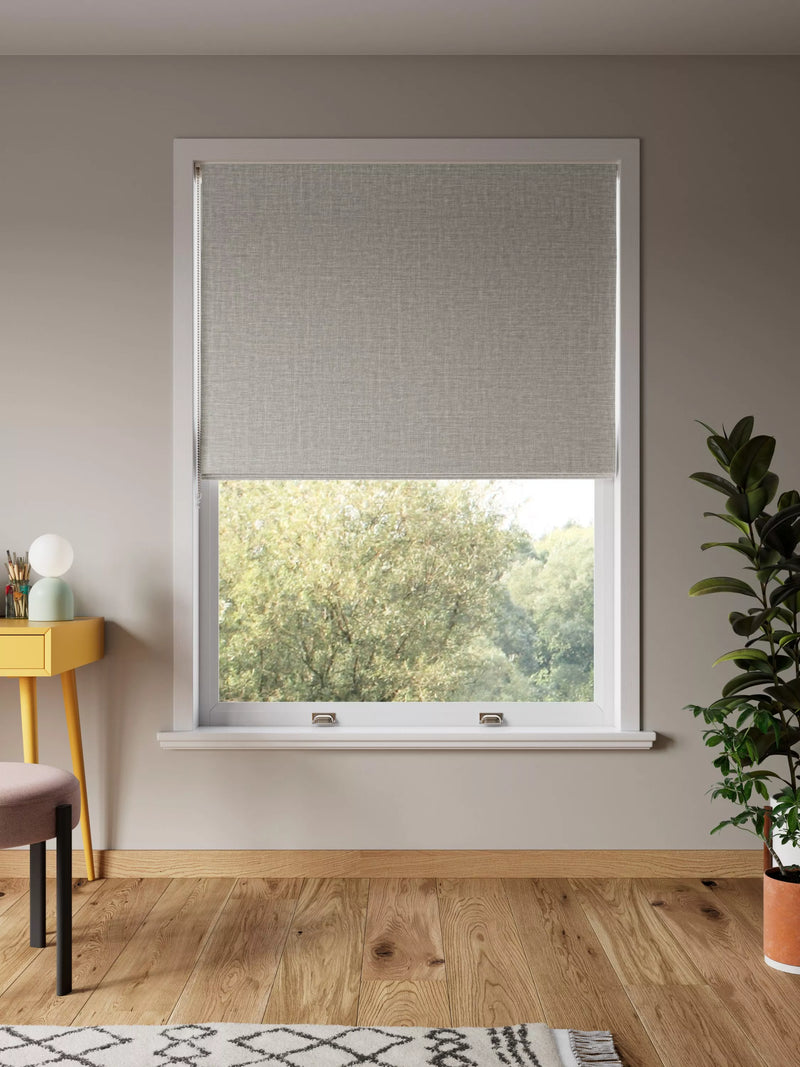 John Lewis Textured Weave Blackout Roman Blind 120 x 140cm