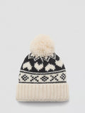 Mango kids bobble hat light beige, UK version