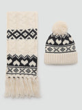 Mango kids bobble hat light beige, UK version