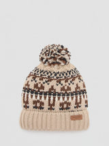 John Lewis Mango Kids' Winter Bobble Hat Light Brown- Buy online at McGrocer