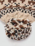 Mango kids bobble hat light brown (British brand)