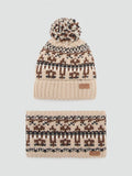 Mango kids bobble hat light brown (British brand)