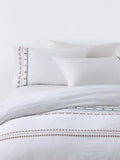 John Lewis embroidered geometric duvet cover set single (British brand)
