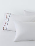 John Lewis embroidered geometric duvet cover set single (British brand)