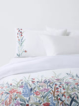John Lewis John Lewis Penelope Border Pure Cotton Sateen Duvet Cover Set Double 200 Thread Count- Buy online at McGrocer