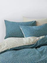 John Lewis John Lewis Spots Pure Cotton Percale Duvet Cover Set Blue Double- Buy online at McGrocer