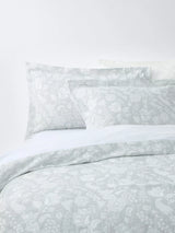 John Lewis John Lewis Woodblock Pure Cotton Jacquard Duvet Cover Set - Double- Buy online at McGrocer
