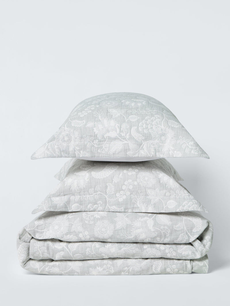 John Lewis Woodblock cotton duvet cover set double, imported from the UK