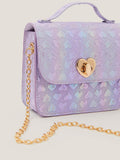 Monsoon Rainbow Heart satchel bag for kids - British product