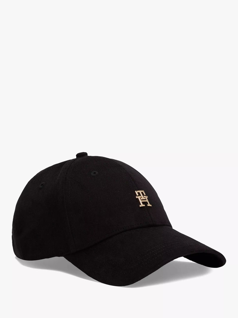 Tommy Hilfiger monogram twill baseball cap black (British brand)