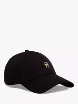 John Lewis Tommy Hilfiger Monogram Twill Baseball Cap, Black- Buy online at McGrocer