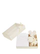 John Lewis Marie-Chantal Sleep & Snuggle Velour Angel Wing Gift Set, White- Buy online at McGrocer