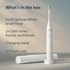Philips Sonicare 5300 toothbrush black white travel case - British product