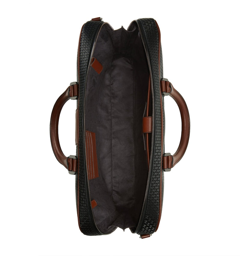 Serapian City briefcase with Stepan canvas, UK version