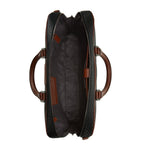 Serapian City briefcase with Stepan canvas, UK version