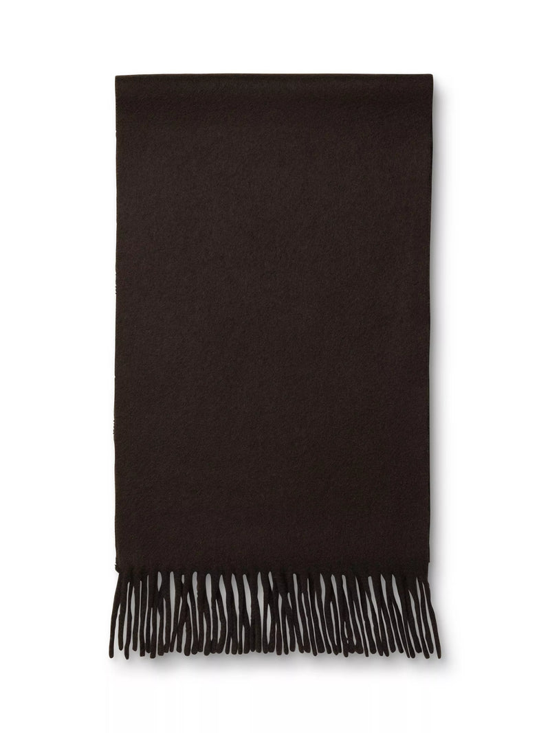 Charles Tyrwhitt cashmere scarf chocolate 180cm, UK version