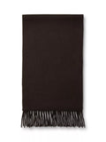 Charles Tyrwhitt cashmere scarf chocolate 180cm, UK version