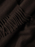 Charles Tyrwhitt cashmere scarf chocolate 180cm, UK version