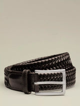John Lewis Charles Tyrwhitt Italian Leather Belt Dark Chocolate- Buy online at McGrocer