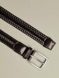 Charles Tyrwhitt Italian leather belt dark chocolate - British product